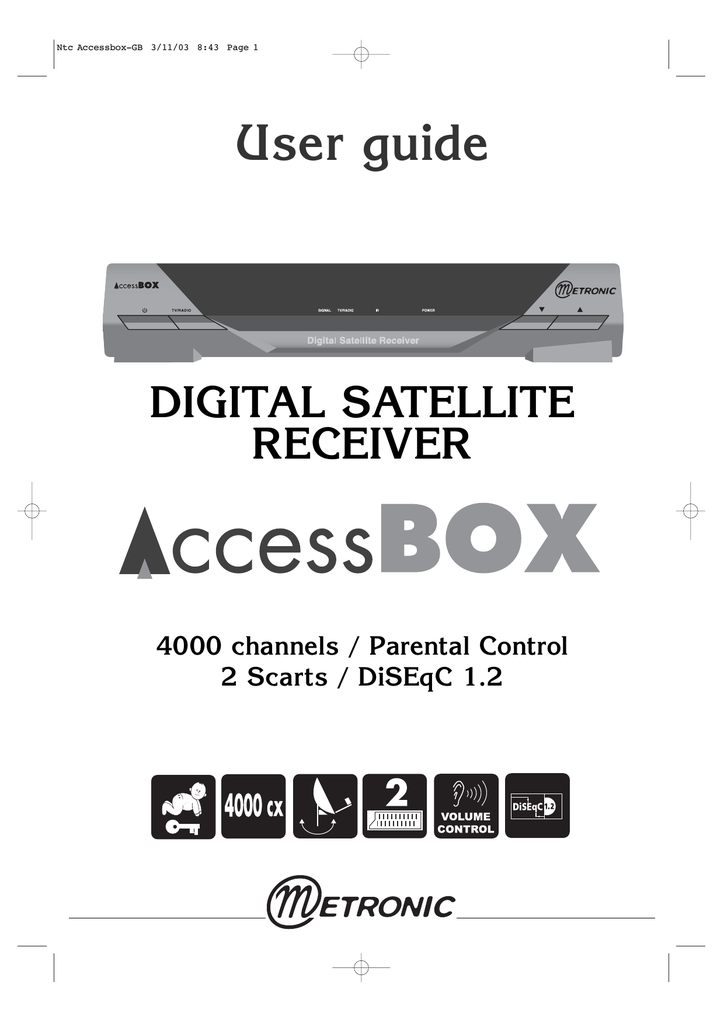 RECEPTOR SATELITE METRONIC TOUCHBOX 8 17813167