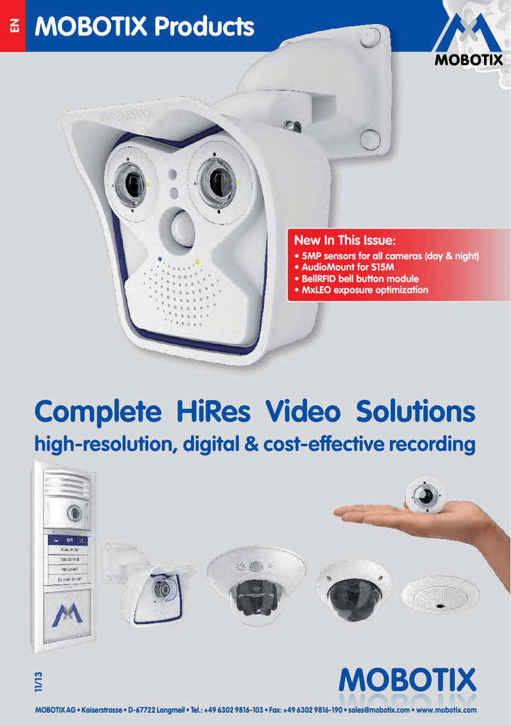 Mobotix ExtIO Technical data - Manualzz