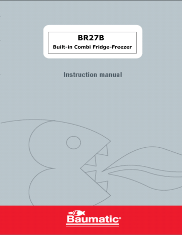 Baumatic BR27B User Manual | Manualzz