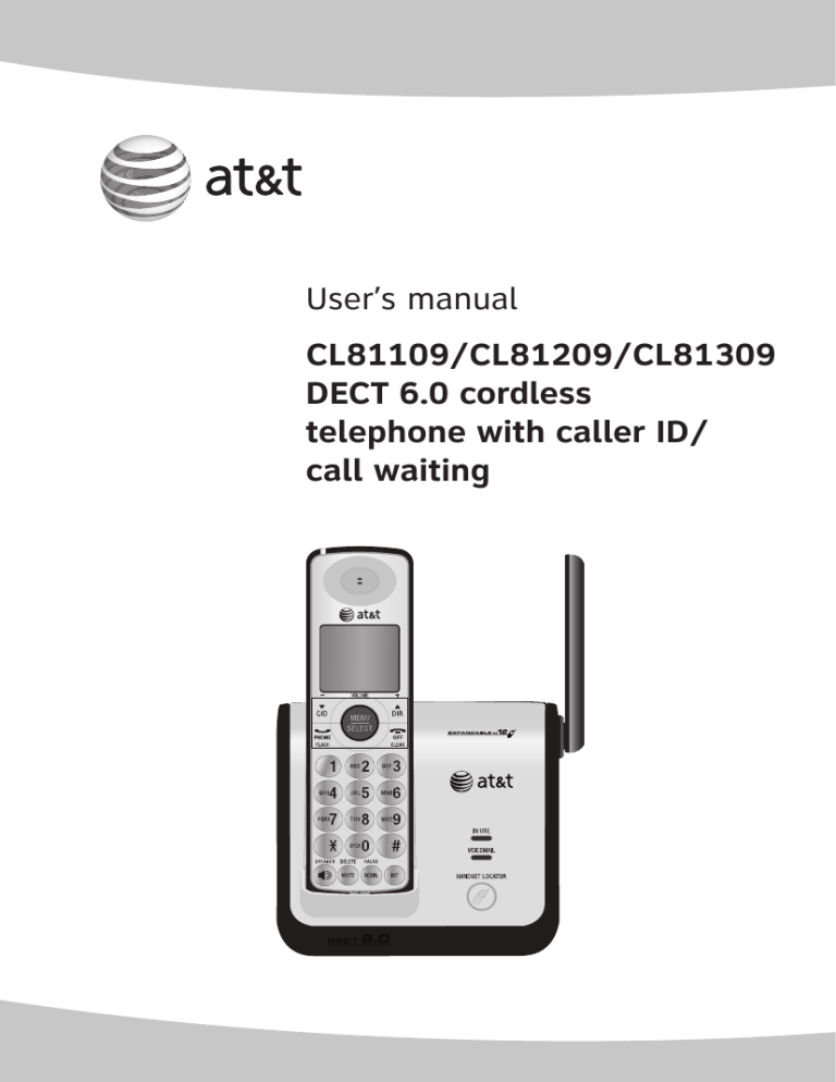 At&t Phone Model Cl84215 Manual