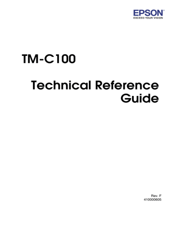 Epson TM-C100 Specifications | Manualzz