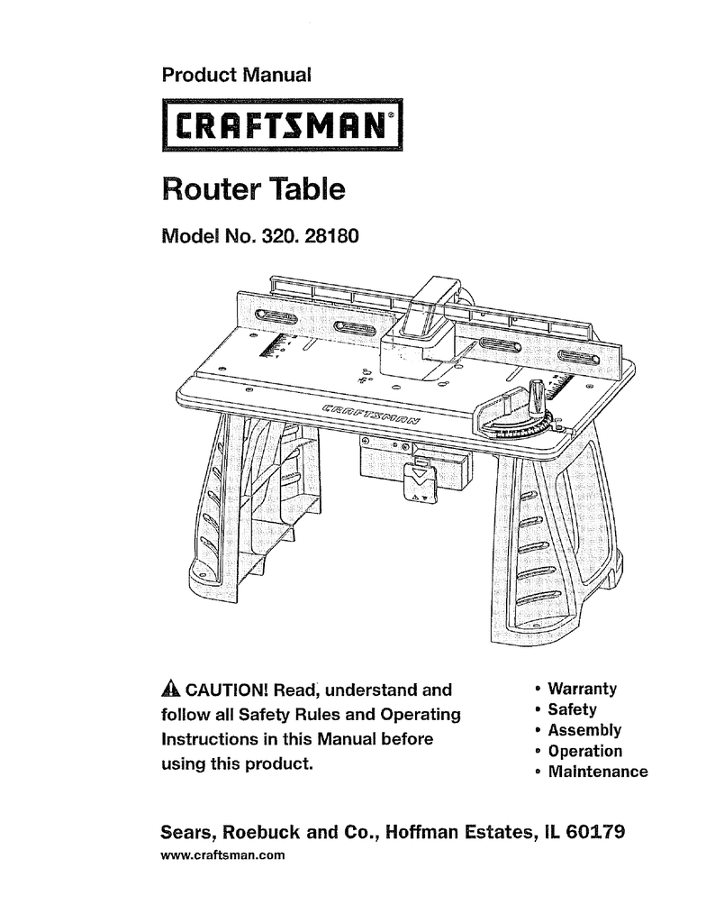 craftsman router table combo review
