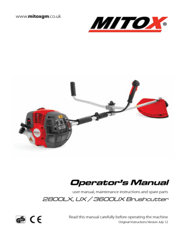 User manual | Mitox 2800 Operator`s manual | Manualzz