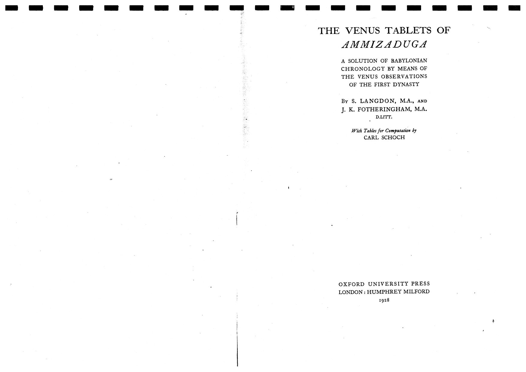 The Venus Tablets Of Ammizjd U Ga Manualzz