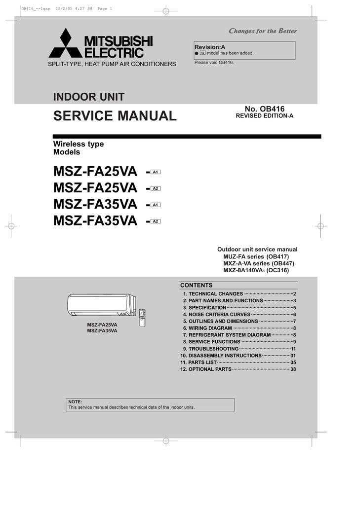 Mitsubishi Air Conditioner Parts List | Reviewmotors.co