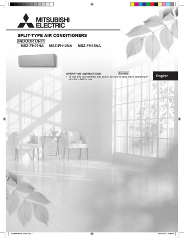 Mitsubishi Electric Msz Fh09na Operating Instructions Manualzz