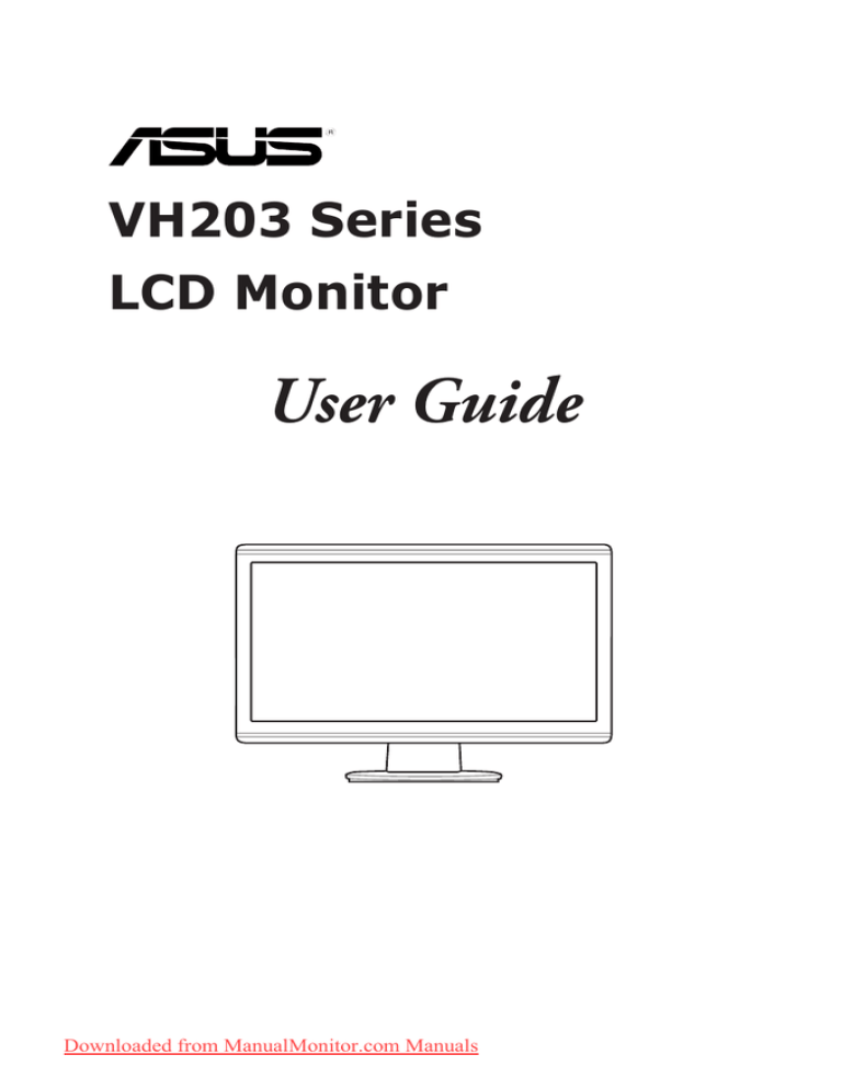 Asus Vh3d User Guide Manualzz