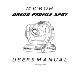 MICROH ARENA PROFILE SPOT Users Manual