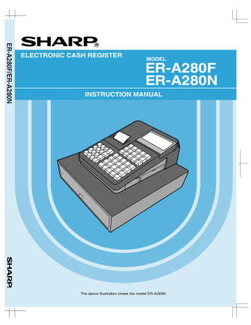 Sharp ER-A280N Instruction manual | Manualzz