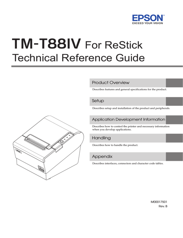 Epson Tm Tiv Specifications Manualzz