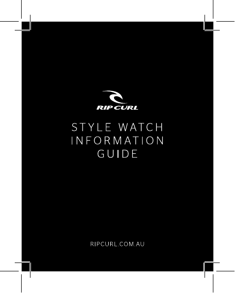 rip curl watch instructions