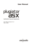 Plugiator ASX User Manual