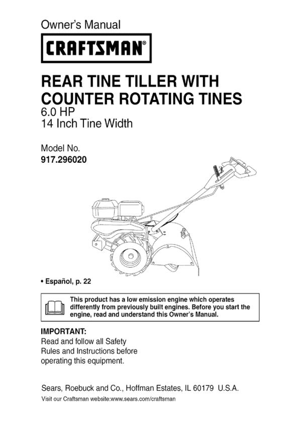 Outdoor Power Equipment Home Yard, Garden & Outdoor Living CRAFTSMAN