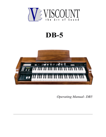 7.2 Setting the MIDI functions. Viscount DB-5 | Manualzz
