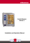 Eloma Genius T Combi-Steamer Installation &amp; Operation Manual
