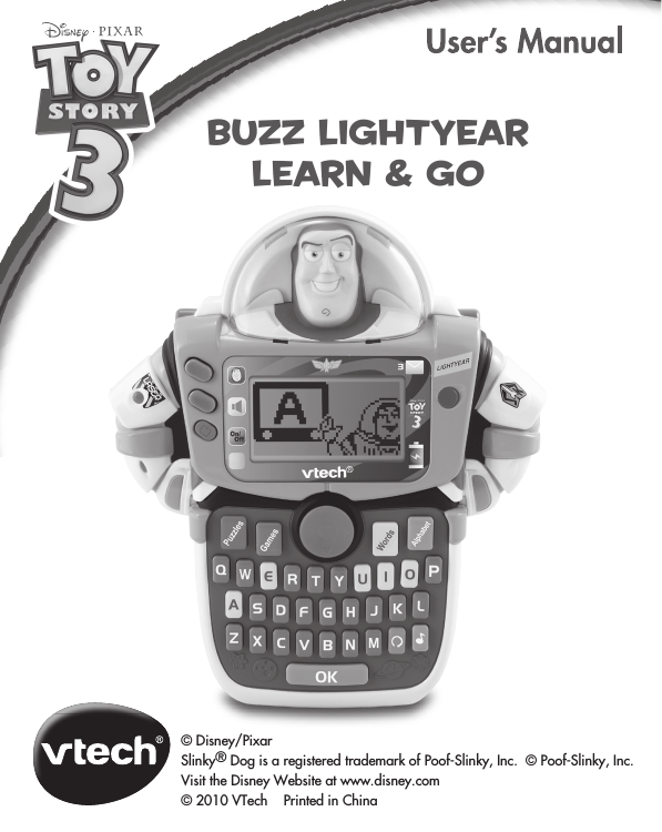 vtech buzz lightyear learn and go