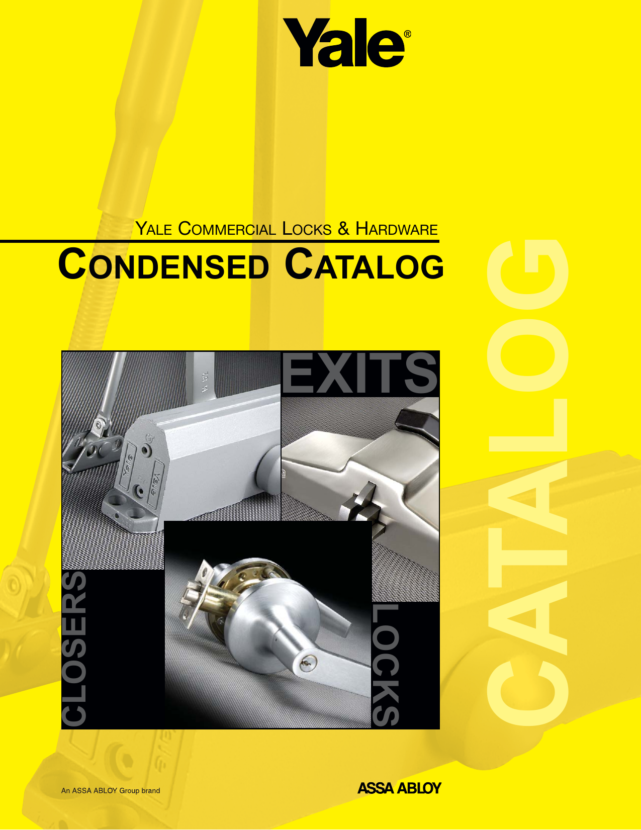 Satin Bronze Yale Security AU 5401LN 612 2-3//4 Backset Bronze//Steel//Zinc//Stainless Steel Yale Security Inc Grade 1 Passage//Hall//Closet 612