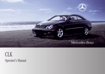 Mercedes-Benz 2009 CLK63 AMG Automobile User manual | Manualzz