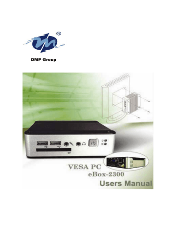 DMP Electronics eBox-2300 User manual | Manualzz