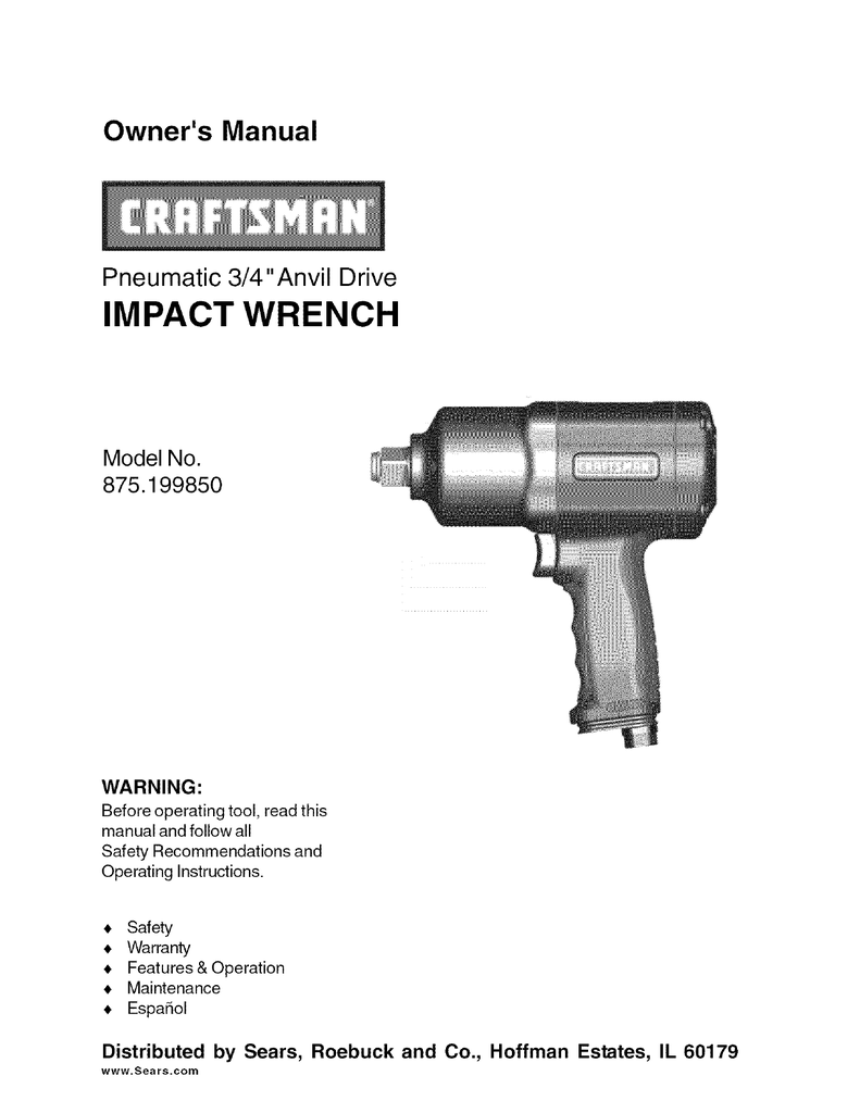 Craftsman 875.191183 outlet