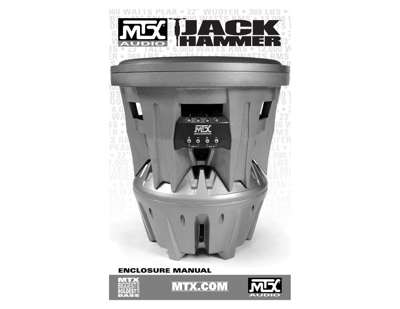 Jackhammer Enclosure Manual Manualzz