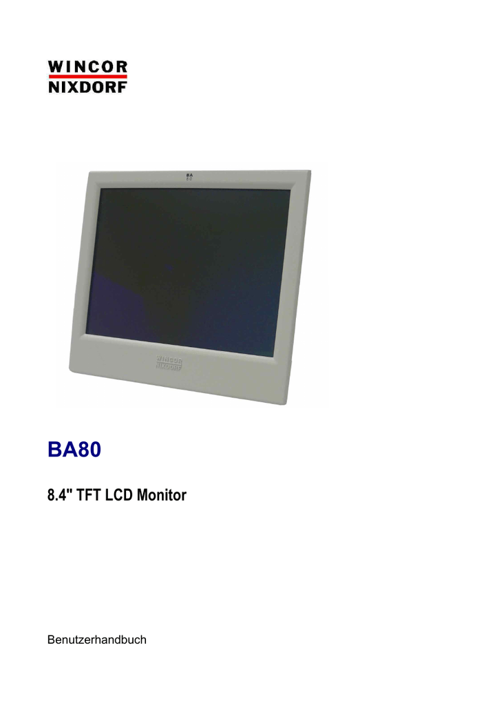 Ba 80. Монитор для видеонаблюдения Wincor Nixdorf ba80. Wincor Nixdorf дисплей ba69. Wincor LCD 800 600. Nixdorf ba80 Terminal.