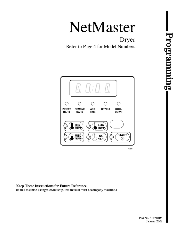 Alliance Laundry Systems HTEB17*J99L1 Instruction manual | Manualzz