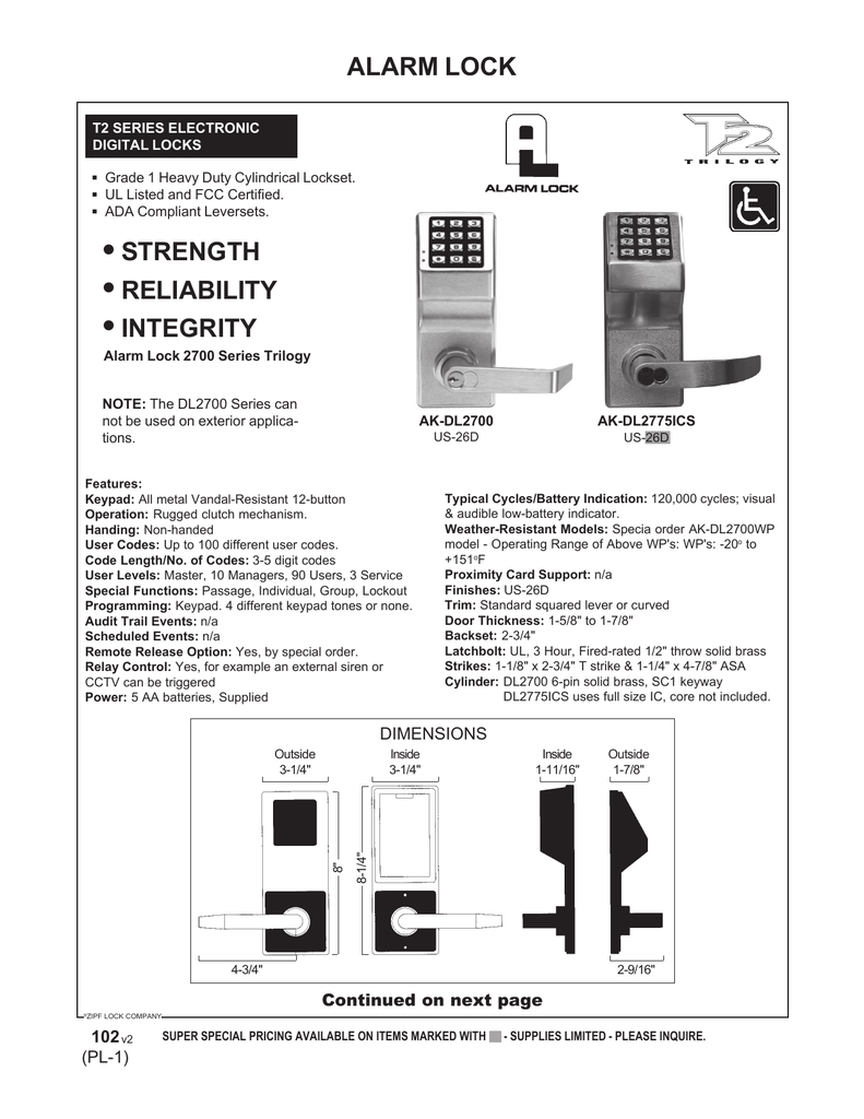 Trilogy Dl2700 Template