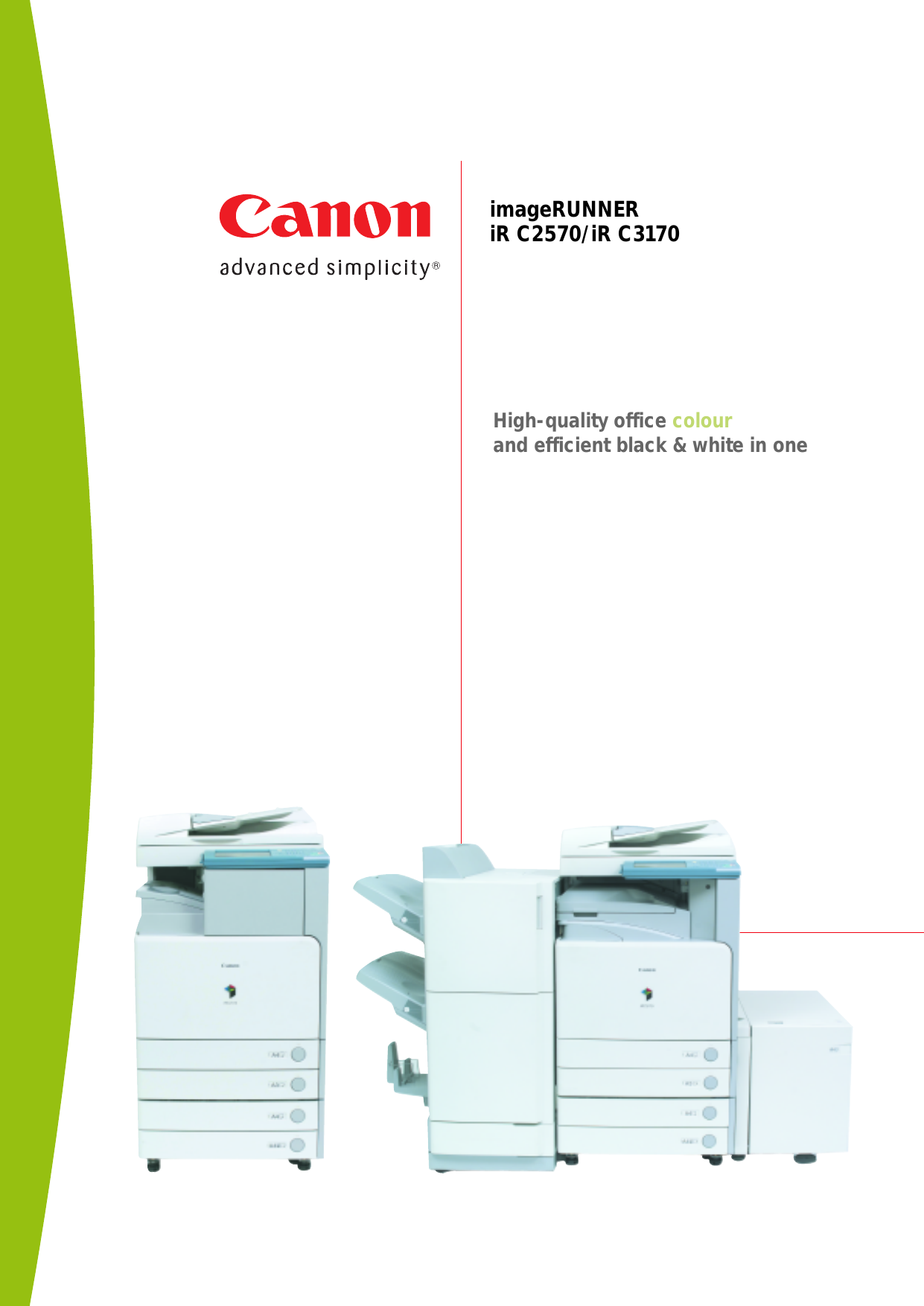 Canon Imagerunner C3170 Series User Manual Manualzz