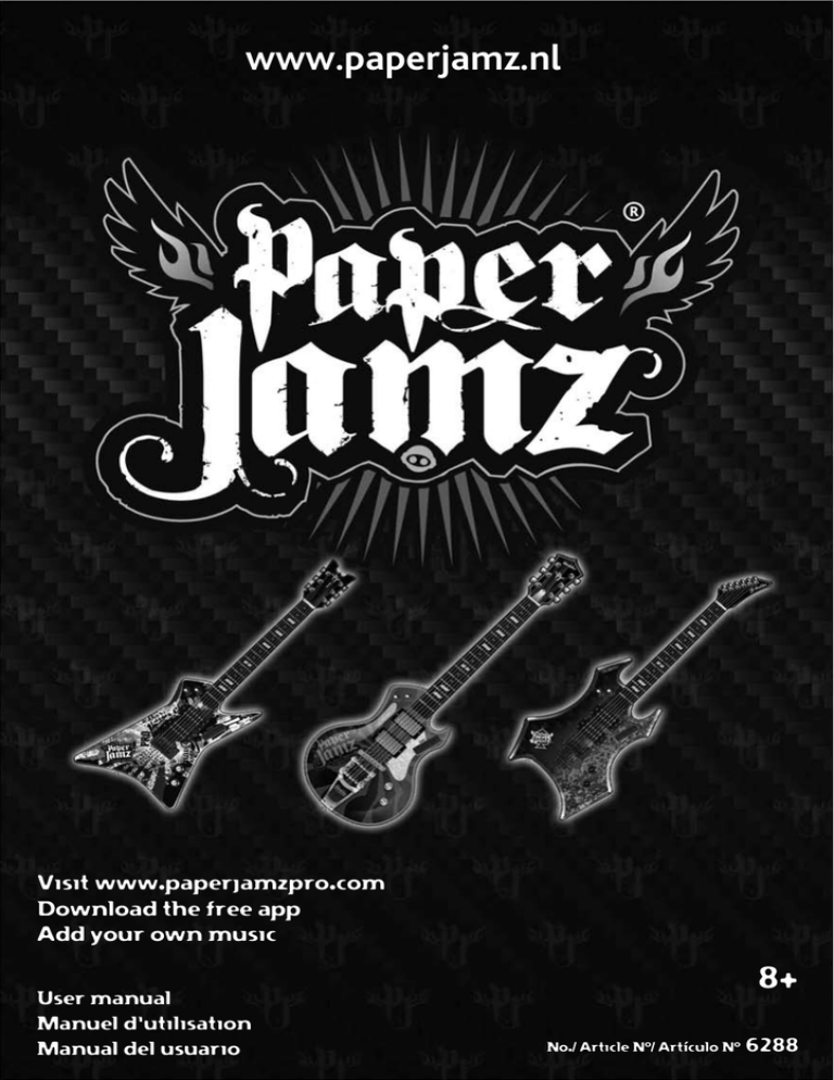 WowWee Paper Jamz Pro User manual Manualzz