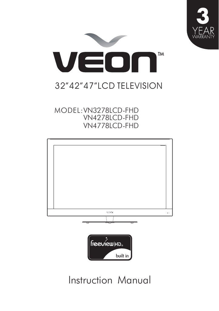 Veon VN3278LCDFHD Instruction manual Manualzz