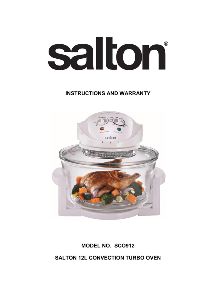 Salton SCO912 Instruction manual Manualzz