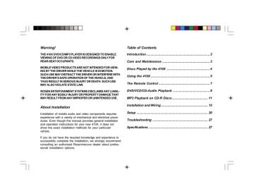 Rosen Necvox Dva410x Specifications Manualzz