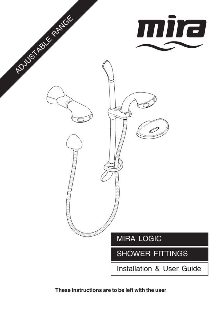 White 450.41 Mira Logic BIR built in shower head Home, Furniture & DIY