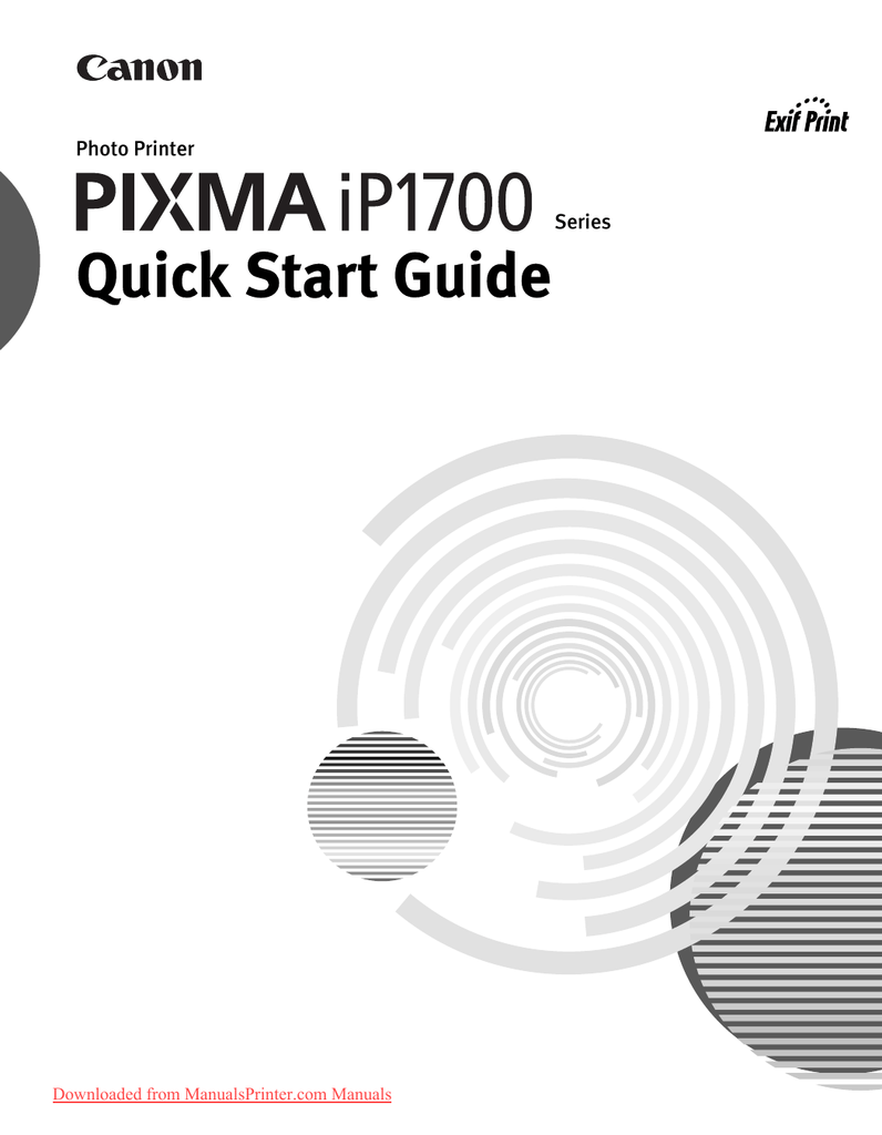 Canon pixma ip1700 install