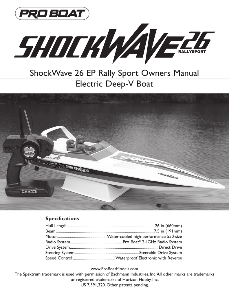 proboat shockwave 26 parts