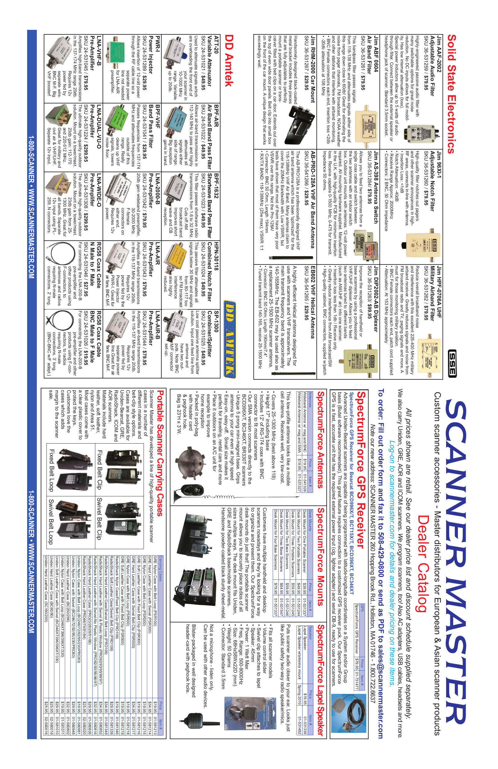 how to hook a scan master antenna to the