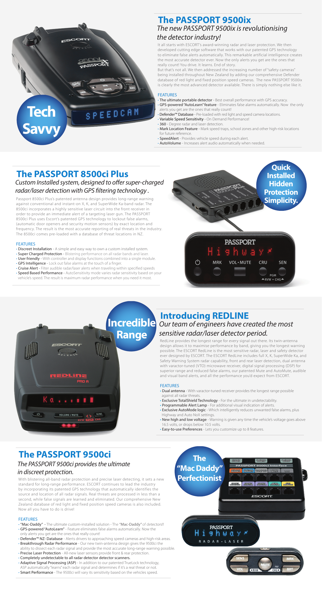 Escort Passport 9500ci User Manual Manualzz