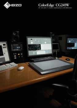 Eizo EIZO ColorEdge CG241W - Owner's 