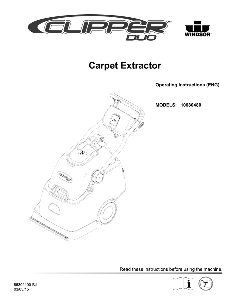 Windsor Carpet Cleaner Instructions - Carpet Vidalondon