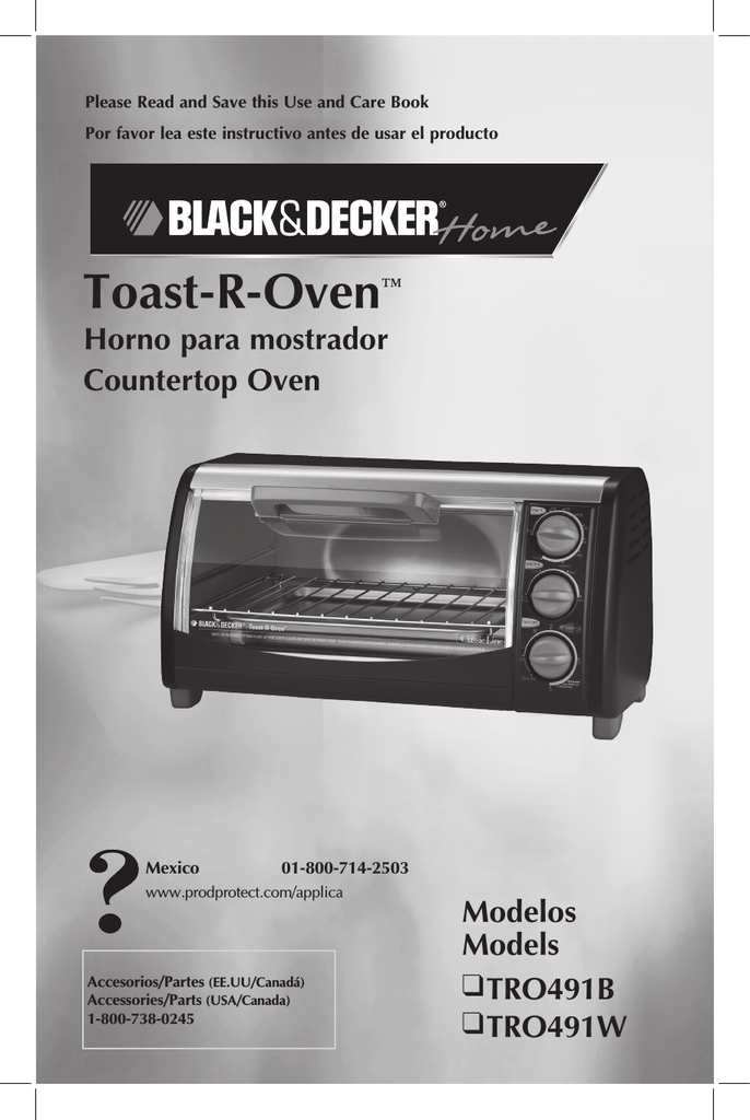 User manual Black & Decker TRO651W (English - 15 pages)