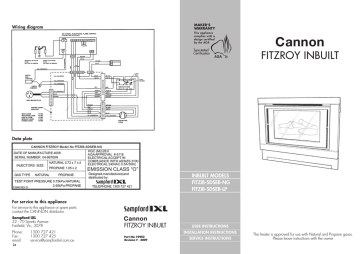 Cannon FITZIB-SDSEB-LP Operating instructions | Manualzz