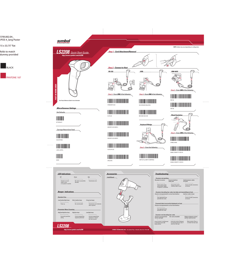 Motorola LS2208 Instruction manual | Manualzz