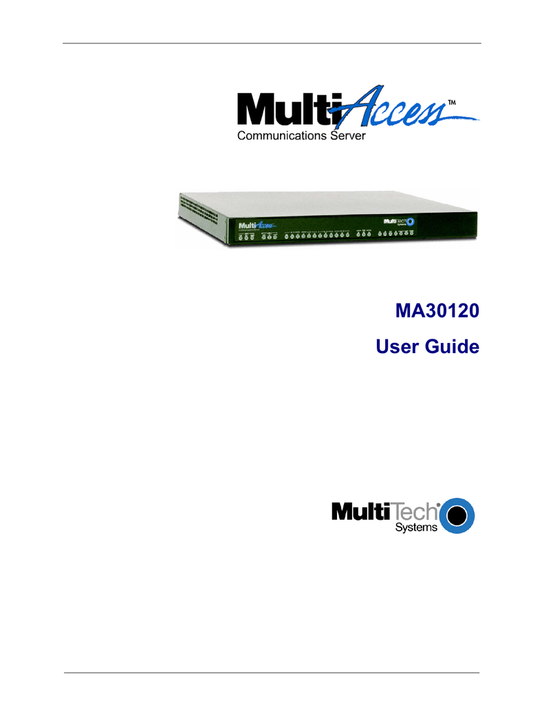 Multitech Faxfinder V 34 Fax Servers Ff Model Series User Guide Manualzz