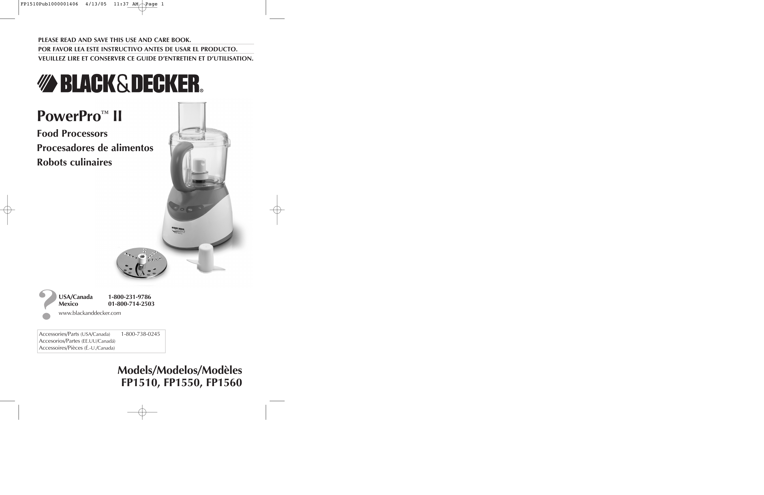 Black and Decker PowerPro II FP1510 Repair - iFixit