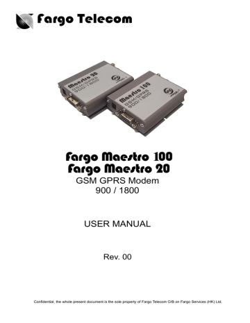 Wavecom G900 User manual | Manualzz