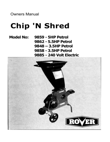 Rover 9859 9862 9848 9858 9885 Specifications Manualzz