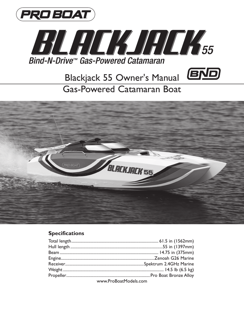 proboat blackjack 55 parts