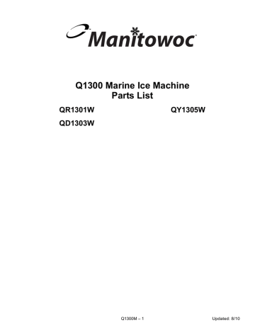 Manitowoc QY1305W Part Manual | Manualzz