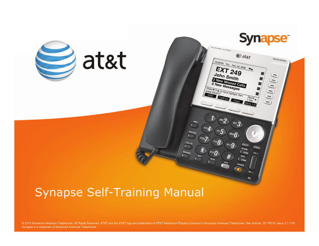 At T Synapse User Manual Manualzz At T Synapse User Manual Manualzz